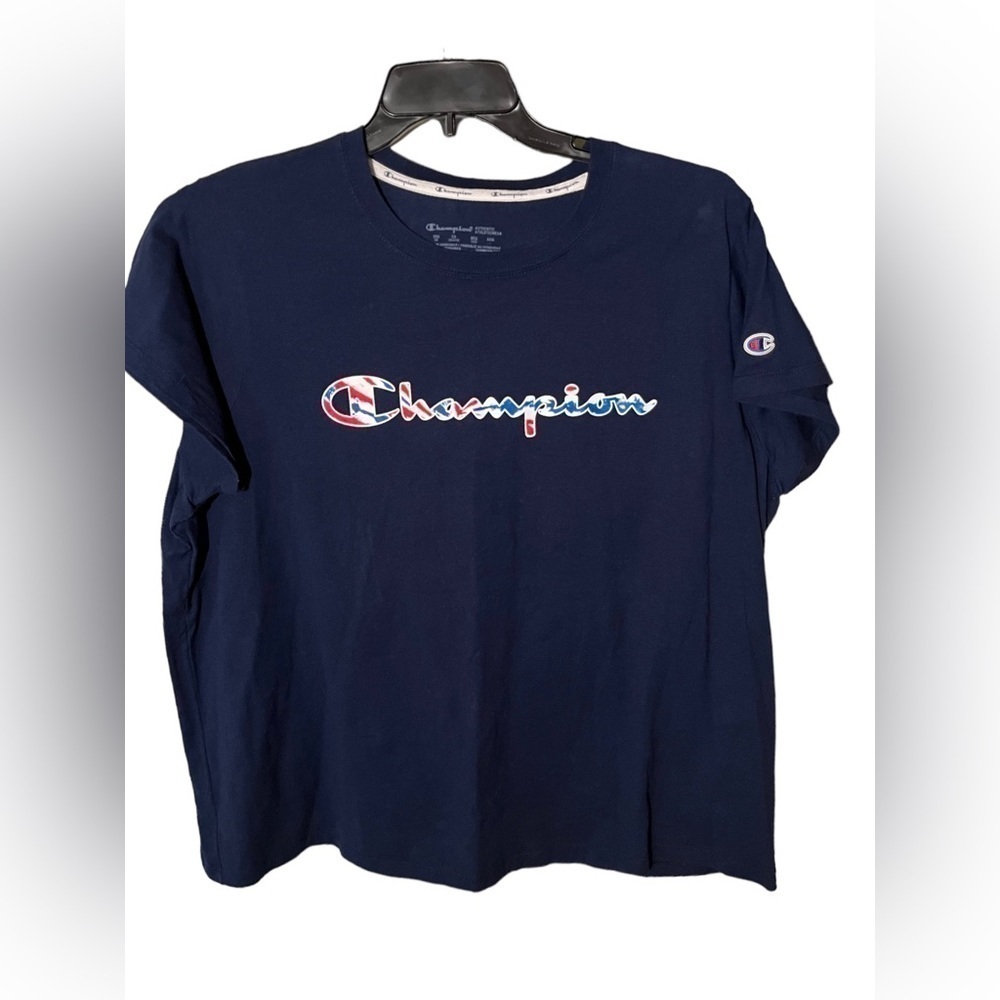Champion Women’s Navy Short Sleeve Plus Size Tee